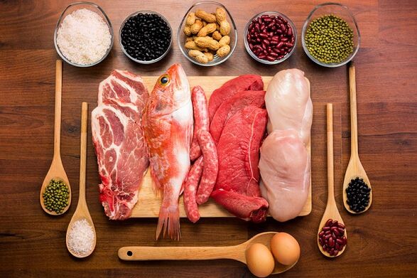 prodotti a base di carne e pesce sono indicati per la prostatite